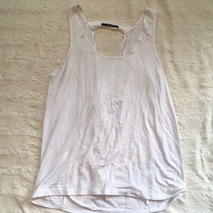 NUX Exhale Draped Back Tanktop